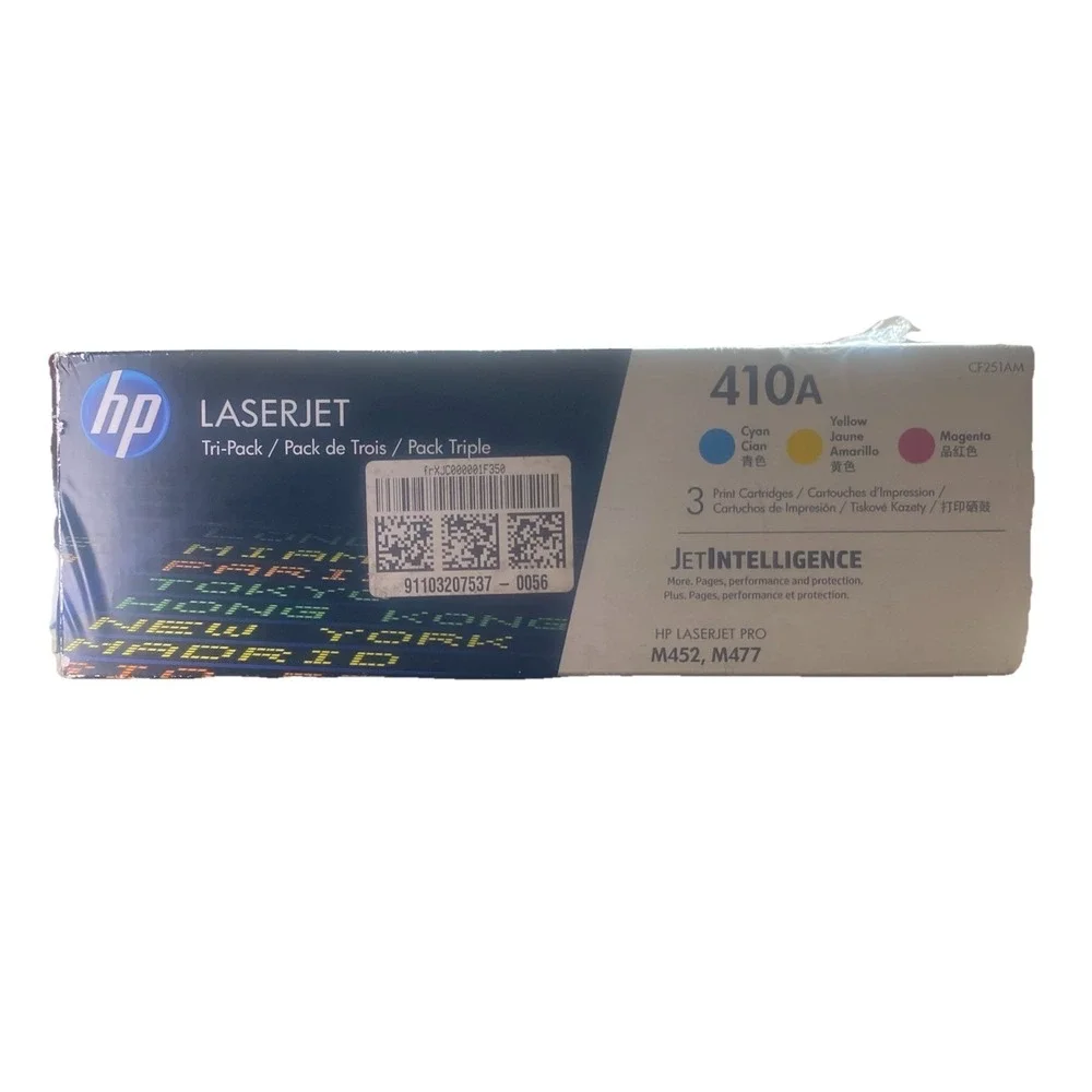 New HP 410A 3 Color Toner Set C M Y CE411A CE412A CE413A Sealed Box